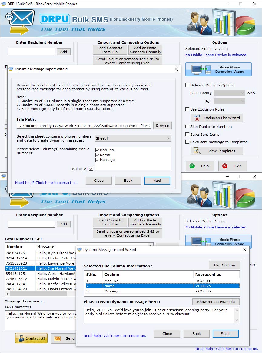 Download Bulk SMS Software screen shot