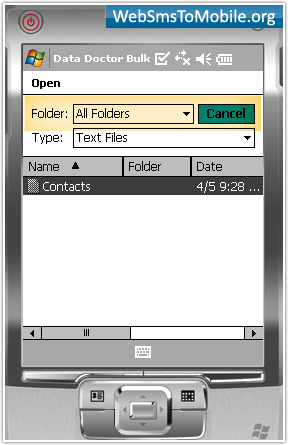 Pocket PC to Mobile Bulk SMS Software