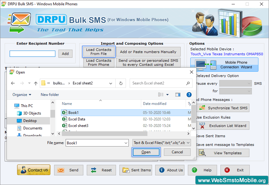 Load Contacts from File